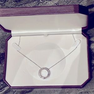 925 Silver Swarovski element pendant & chain